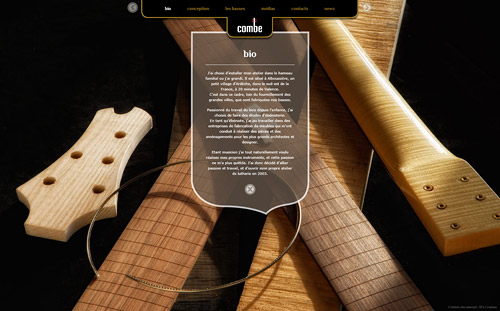 Site Combe-luthier.com